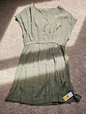 Free With Purchase - Dark Green Mini dress